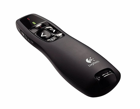 Ein Logitech R400 Presenter mit Direktlink zur Angebotsseite von Amazon.